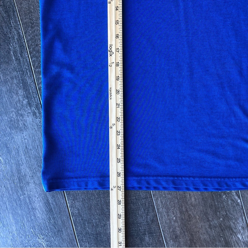 RHONE Men's Lightweight Blue Short Sleeve Golf Polo Shirt Medium - Picture 7 of 7